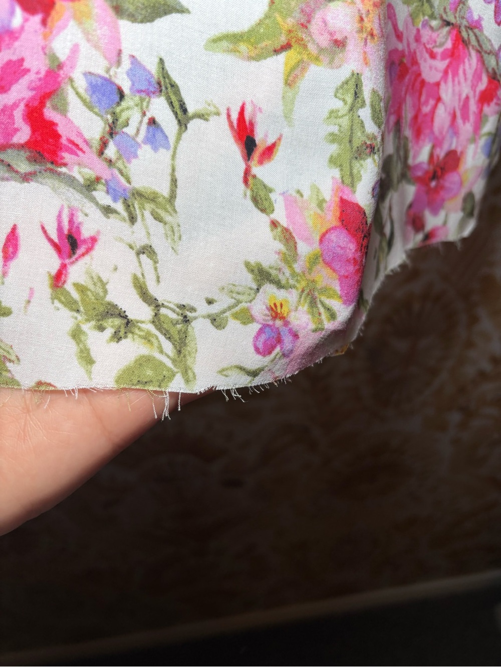 Cynthia Rowley Floral Sleeveless Blouse | Romantic Cottagecore Button Front Top - Picture 9 of 9